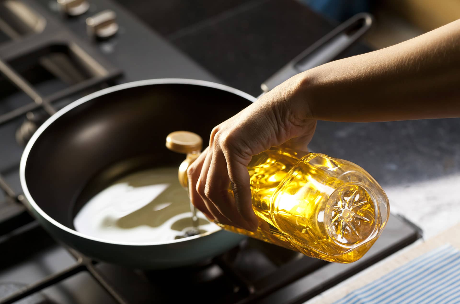 oil used in pan